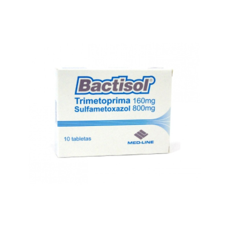 ( ) BACTISOL (TRIME   SULFA) 160 MG / 800 MG CJ 10 TAB MEDLINE