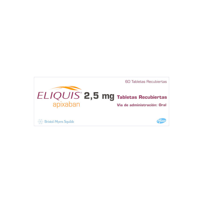ELIQUIS 2.5 MG 60 TBS (A)(PAE)                    