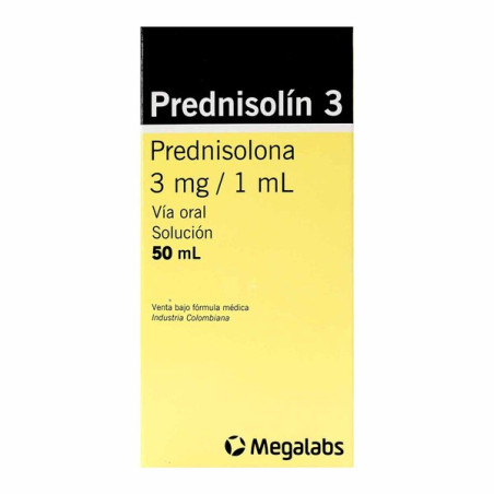 PREDNISOLIN 3 3 MG SOLUCION 50 ML (PAE)