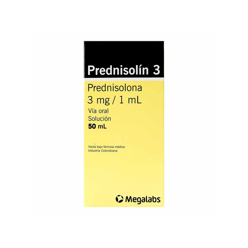 PREDNISOLIN 3 3 MG SOLUCION 50 ML (PAE)