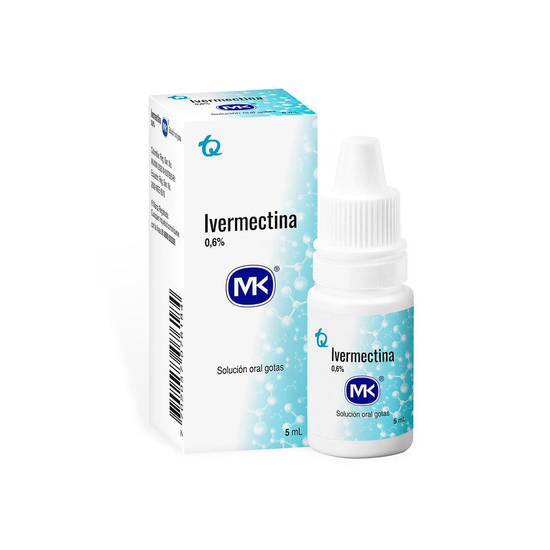 IVERMECTINA 0.6% SOLUCION ORAL 5 ML MK