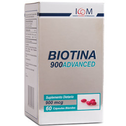 ( ) BIOTINA ADVANCED 900 MG 60 CAP.BLAN ICOM