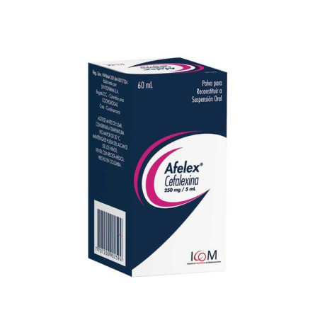 ( ) AFELEX 250 MG SUSPENSION 60ML ICOM