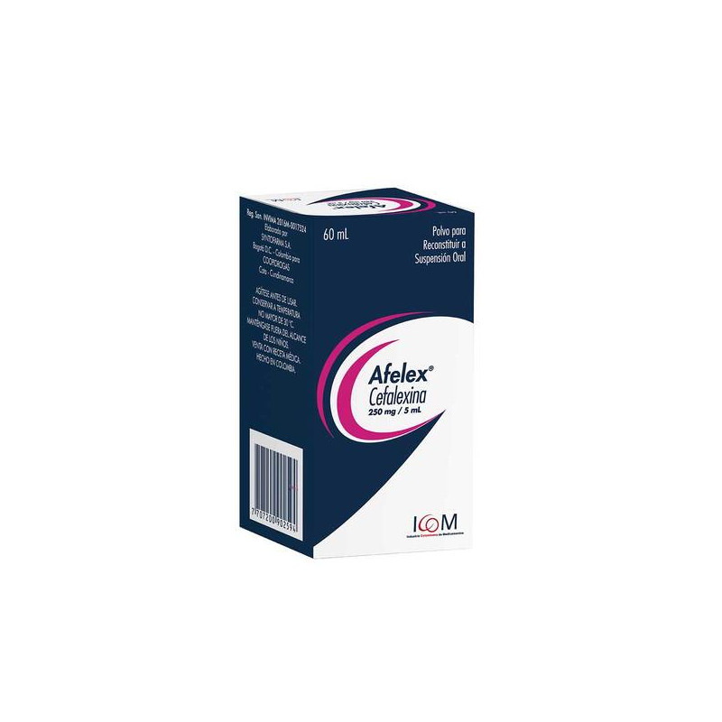 ( ) AFELEX 250 MG SUSPENSION 60ML ICOM
