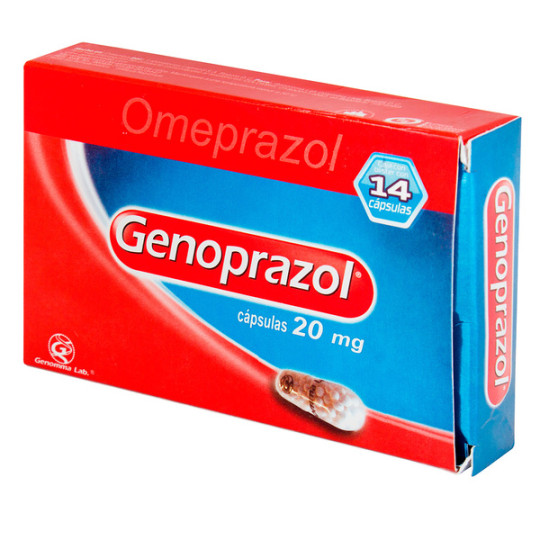 GENOPRAZOL 20 MG 14 CAPSULAS(SF)