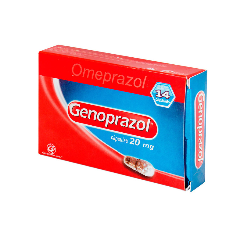 GENOPRAZOL 20 MG 14 CAPSULAS(SF)