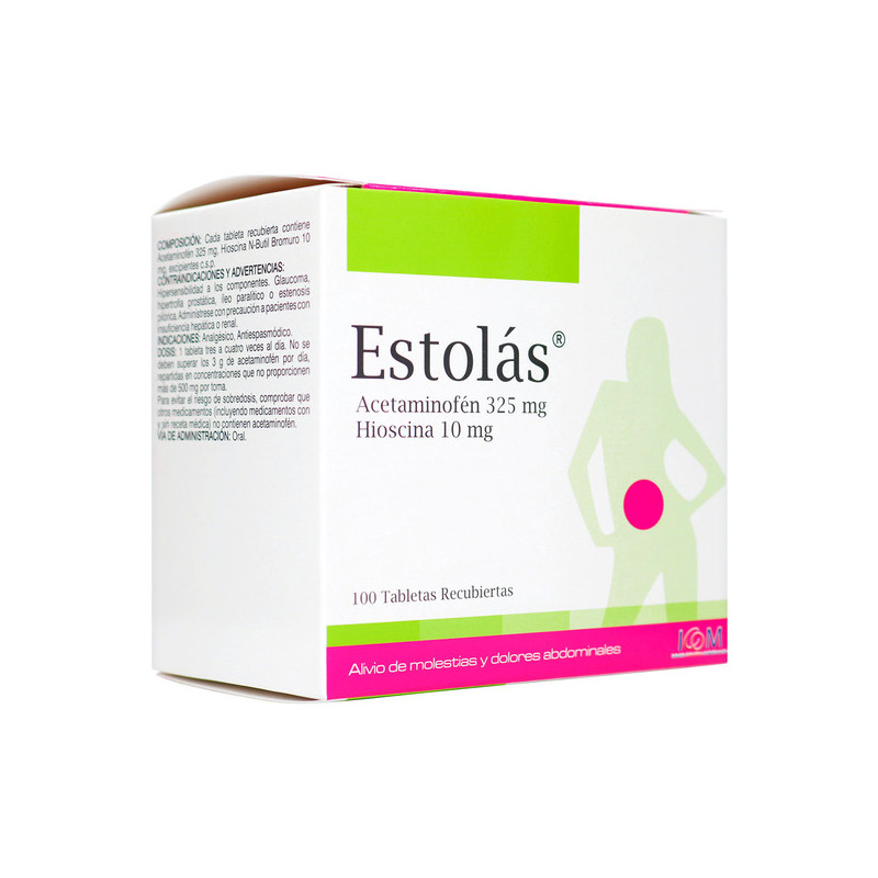 ( ) ESTOLAS 325/10 MG 100 TBS ICOM
