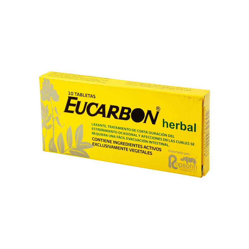EUCARBON HERBAL 10 TABLETAS