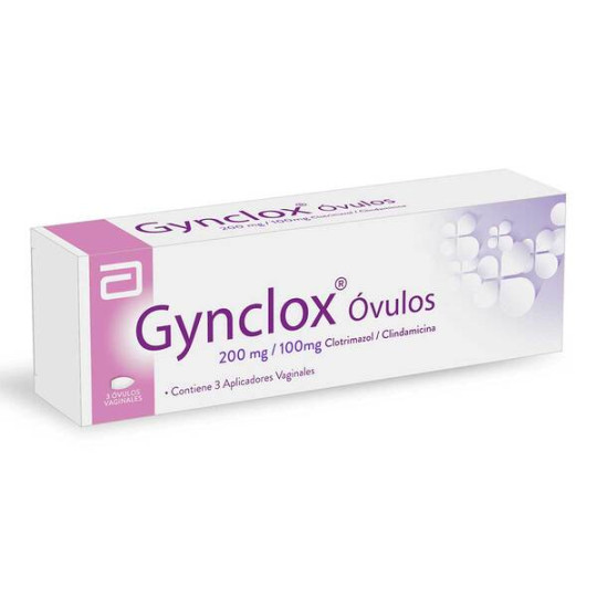 GYNCLOX 3 TABLETAS VAGINALES (3% )(PAE)