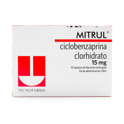 MITRUL 15 MG 10 TABLETAS (3% )(PAE)