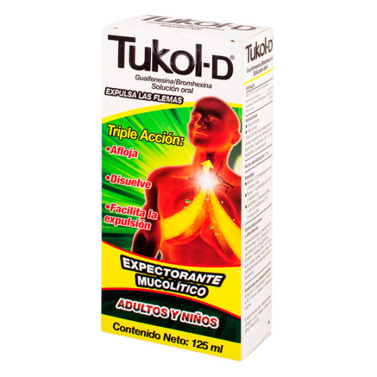 TUKOL-D EXPECTORANTE SOL.ORAL 125 ML(SF)