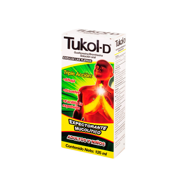 TUKOL-D EXPECTORANTE SOL.ORAL 125 ML(SF)