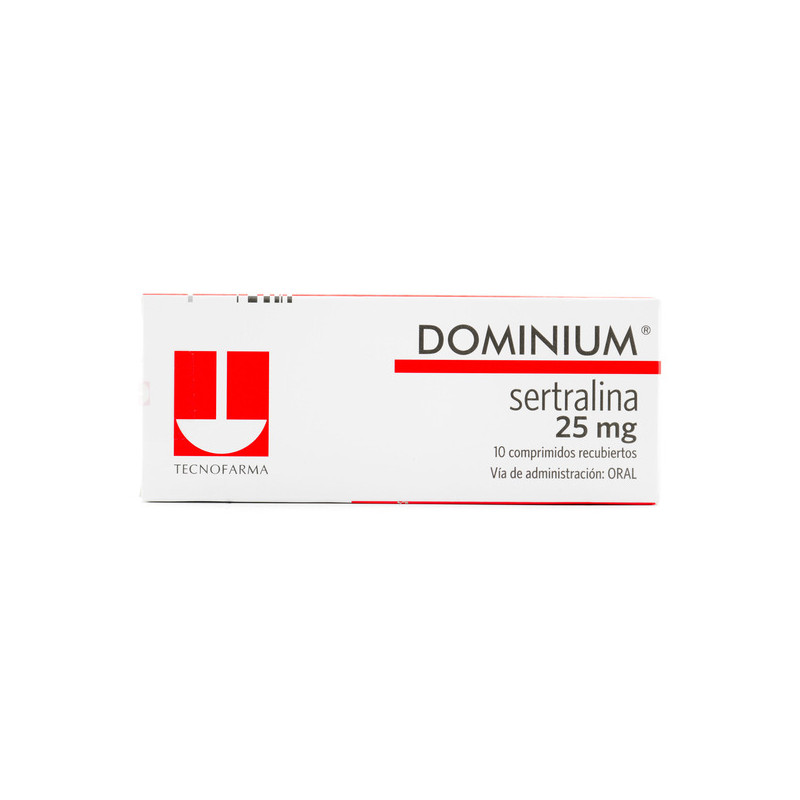 DOMINIUM 25 MG 10 CAPSULAS