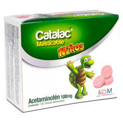 ( ) CATALAC 100 MG 100 TBS MASTICABL ICOM MQ