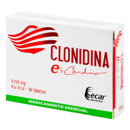 CLONIDINA 150 MG 60 TABLETAS EC