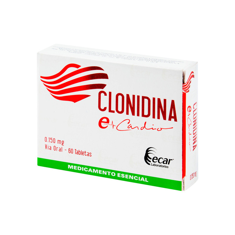 CLONIDINA 150 MG 60 TABLETAS EC