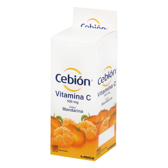 CEBION MASTICABLE MANDARINA 100 TABLETAS