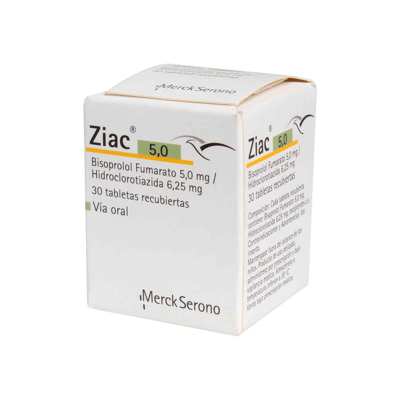 ZIAC 5 MG 30 TABLETAS (3% ) (A)(PAE)              