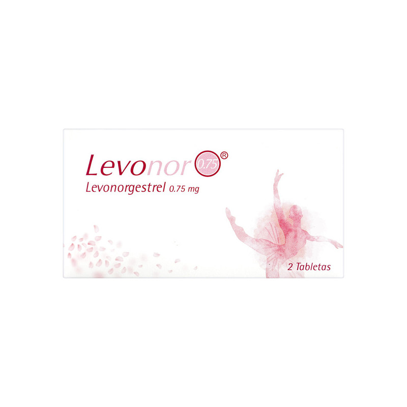 ( ) LEVONOR 0.75 MG 2 TABLETAS (P)17415 ICOM          
