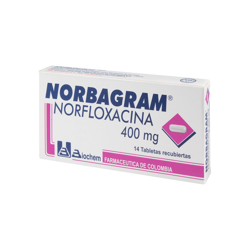 NORBAGRAM 400 MG 14 TBS