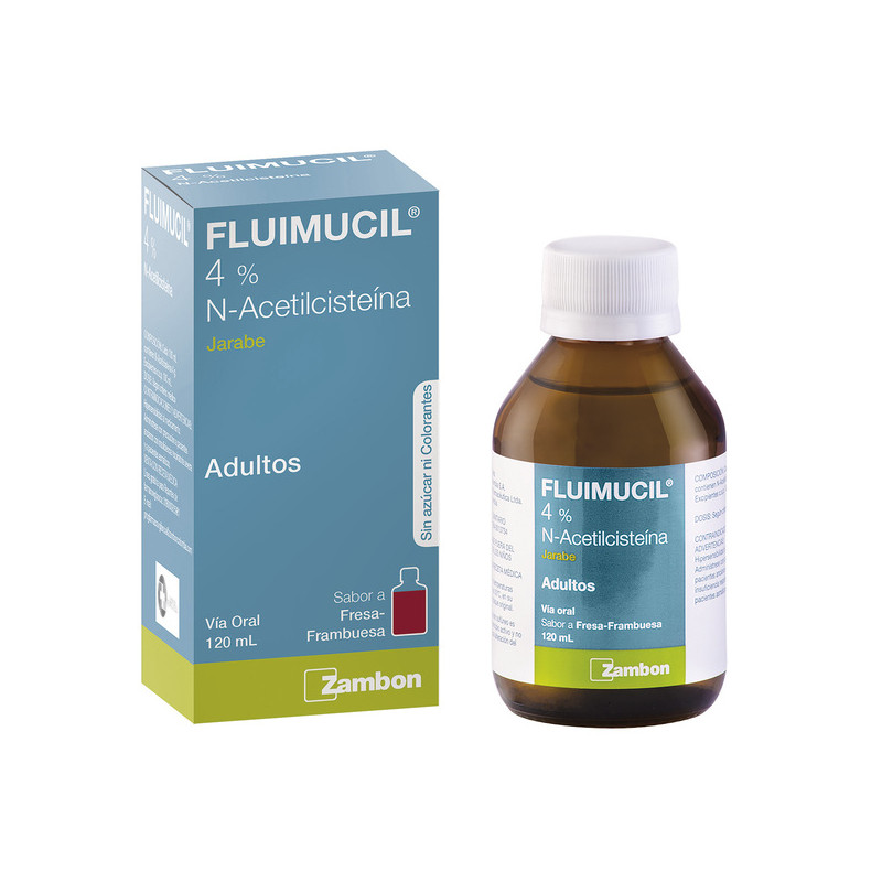 FLUIMUCIL ADULTO JARABE 4% 120 ML