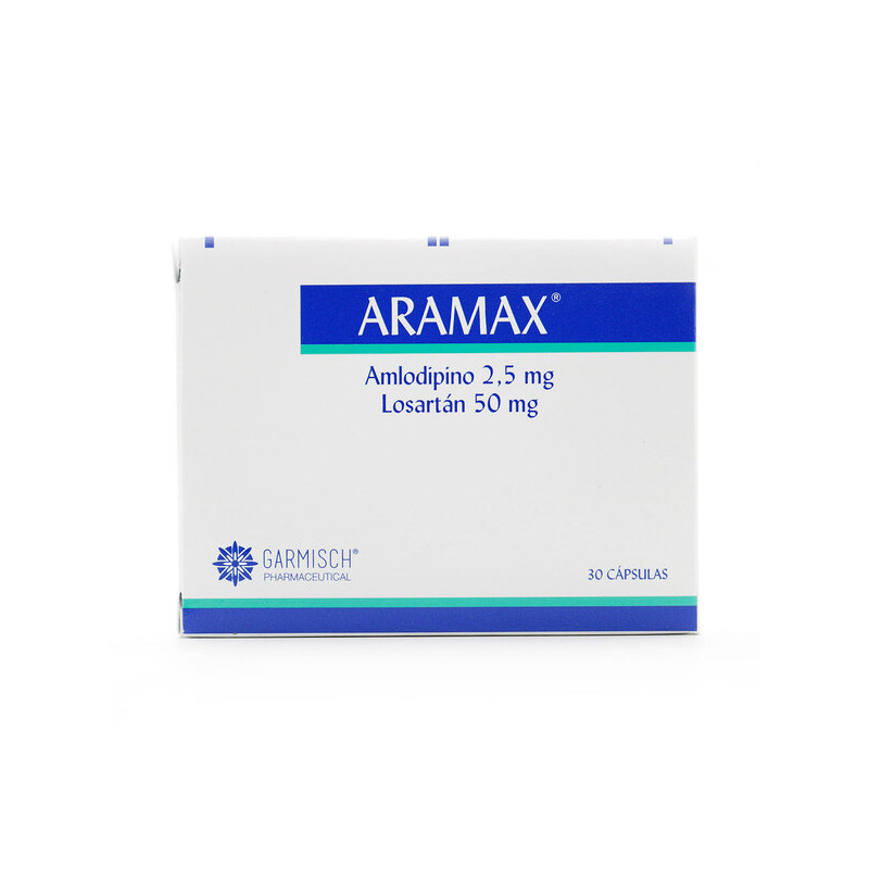 ARAMAX 2.5/50 MG 30 CAPSULAS                      