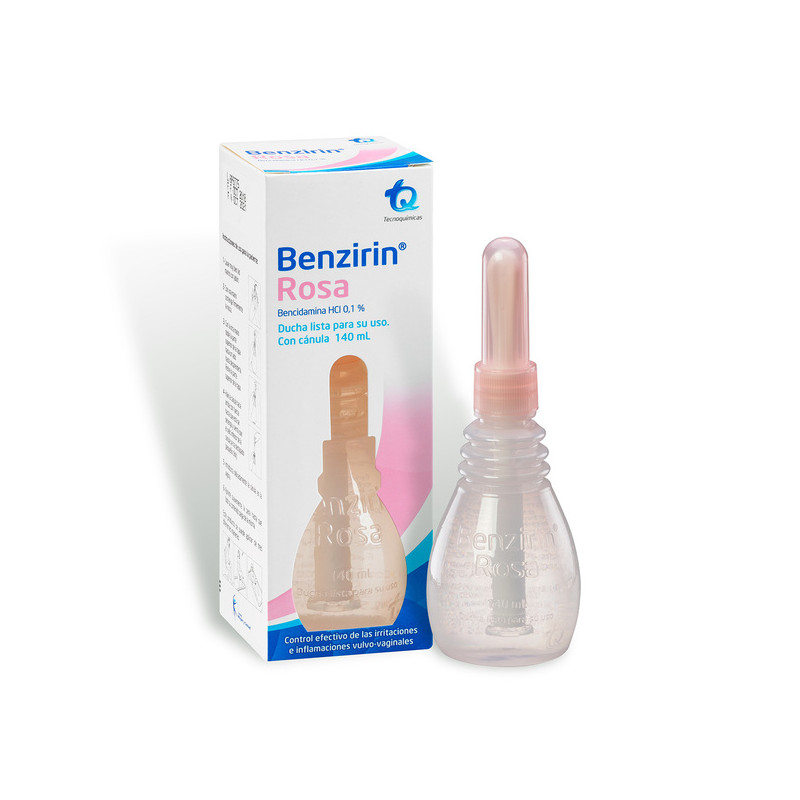 BENZIRIN ROSA DUCHA VAGINAL CANULA 140ML