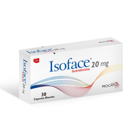 ISOFACE 20 MG 30 CAPSULAS (3% )(A)(PAE)