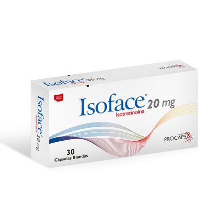 ISOFACE 20 MG 30 CAPSULAS (3% )(A)(PAE)
