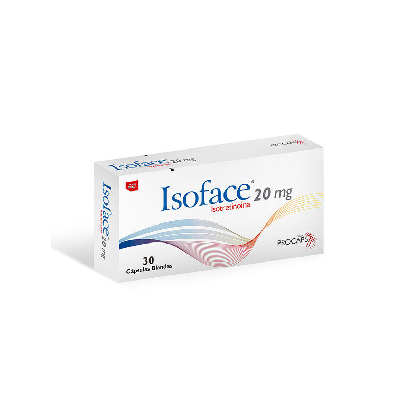 ISOFACE 20 MG 30 CAPSULAS (3% )(A)(PAE)