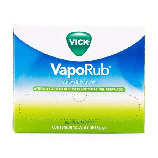 VICK VAPORUB 12 GR 12 UND