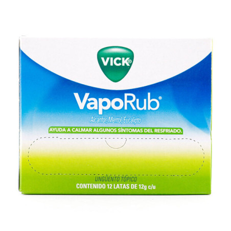 VICK VAPORUB 12 GR 12 UND