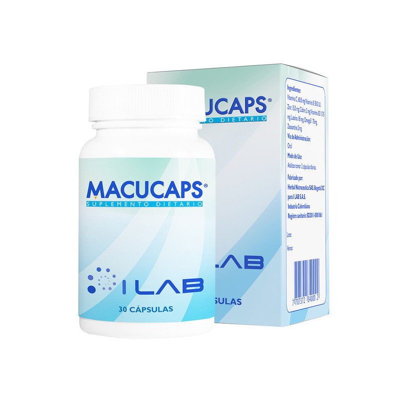 MACUCAPS SUPLEMENTO DIETARIO 30 CAP(3% )