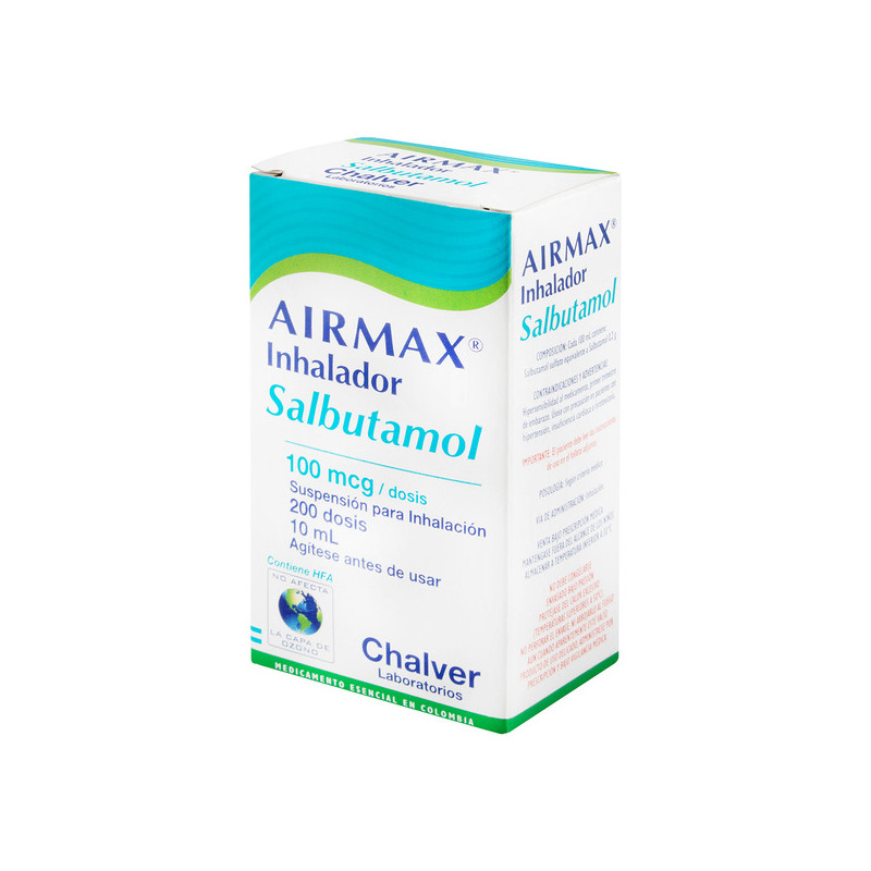 AIRMAX INH. 100 MC 200 DOSIS SALBUTAMOL