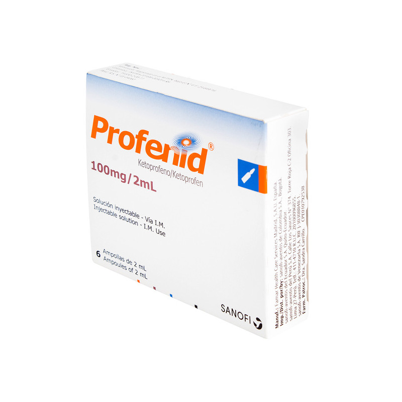 PROFENID 100 MG 6 AMPOLLAS