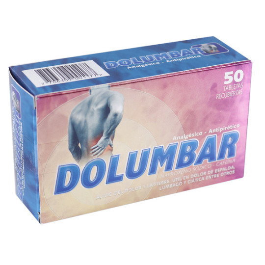 DOLUMBAR 220 MG/50 MG CAFEINA 50 TBS