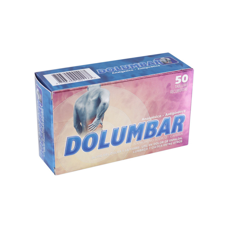 DOLUMBAR 220 MG/50 MG CAFEINA 50 TBS