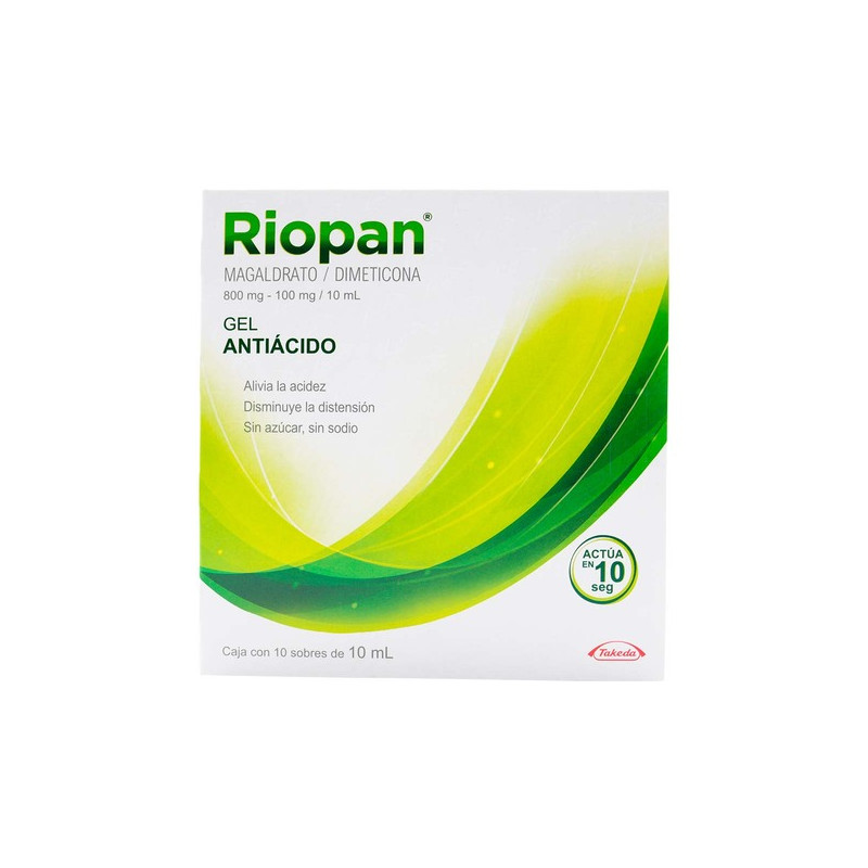 ( ) RIOPAN GEL 10 ML 10 SOBRES