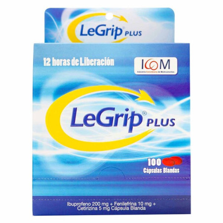 ( ) LEGRIP PLUS 100 CAP.BLAN ICOM