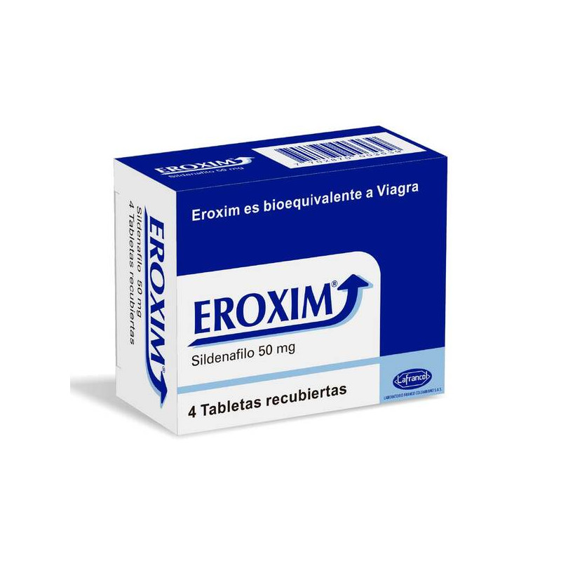 EROXIM 50 MG 4 TABLETAS