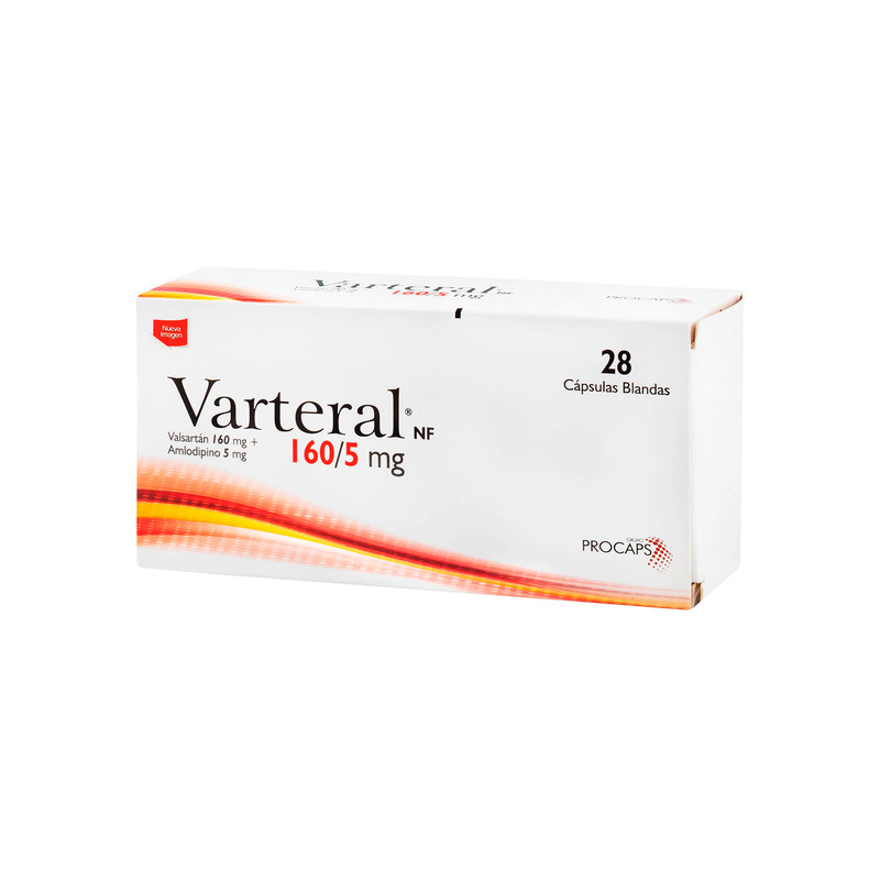VARTERAL 160/5MG 28 TABLETAS(P)48160