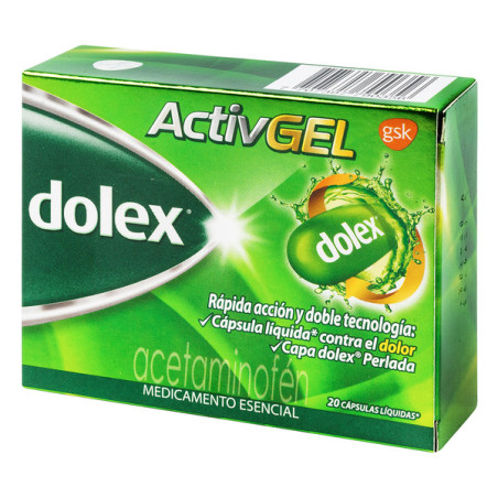 DOLEX ACTIVEGEL 20 CAPSULAS LIQUIDAS