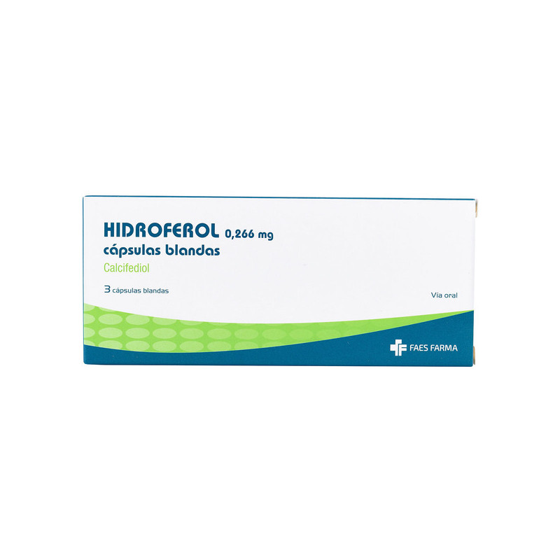 HIDROFEROL 0.266 MG 3 CAP.BLANDA