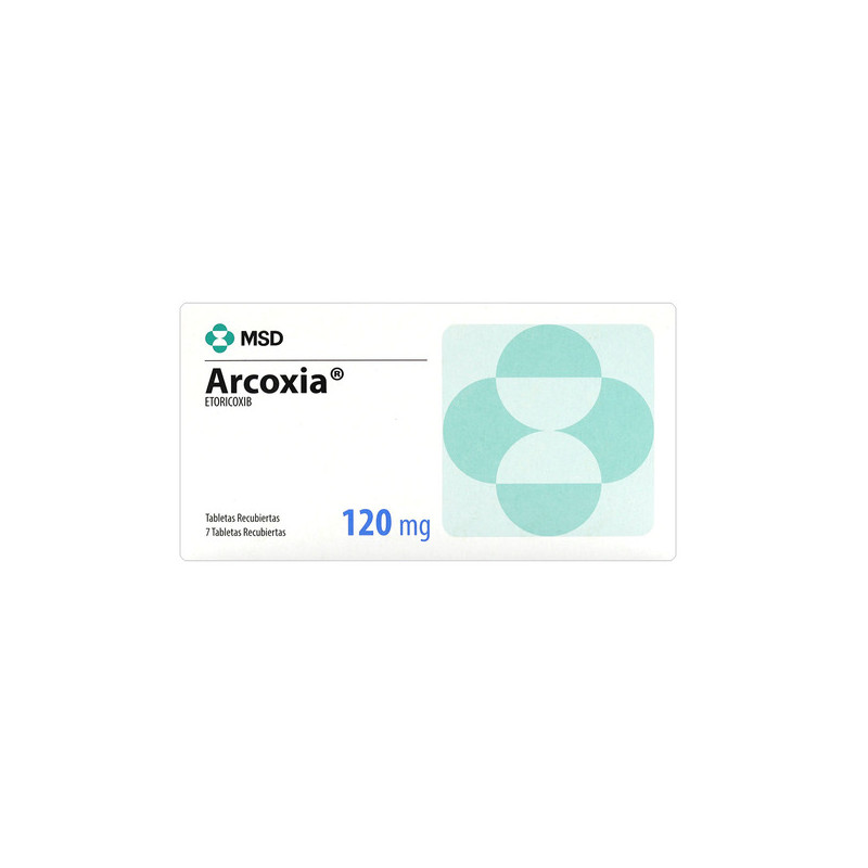 ARCOXIA 120 MG 7 TABLETAS (3% )(PAE)