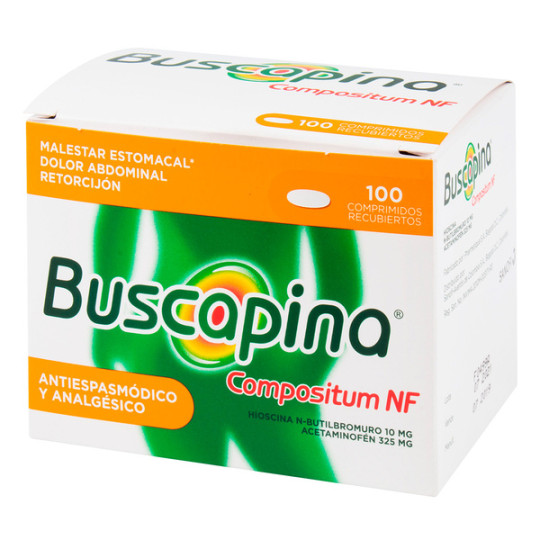 BUSCAPINA NF COMPOSITUM 325/10MG 100 TBS