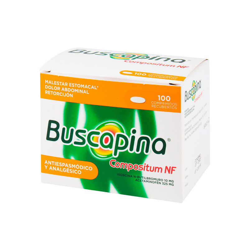 BUSCAPINA NF COMPOSITUM 325/10MG 100 TBS