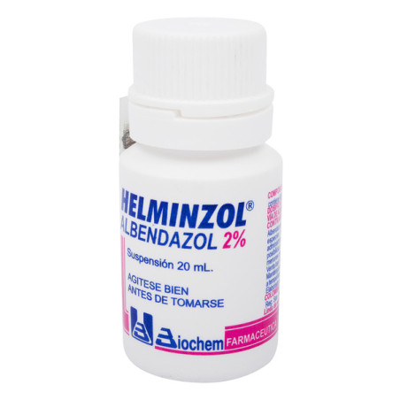 HELMINZOL JARABE 20 ML