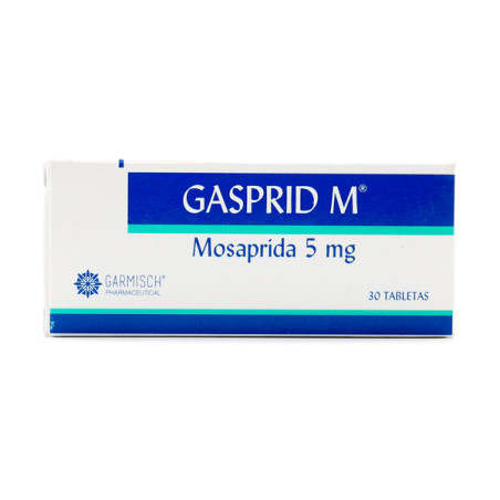 GASPRID M 5 MG 30 TABLETAS (PAE)                  