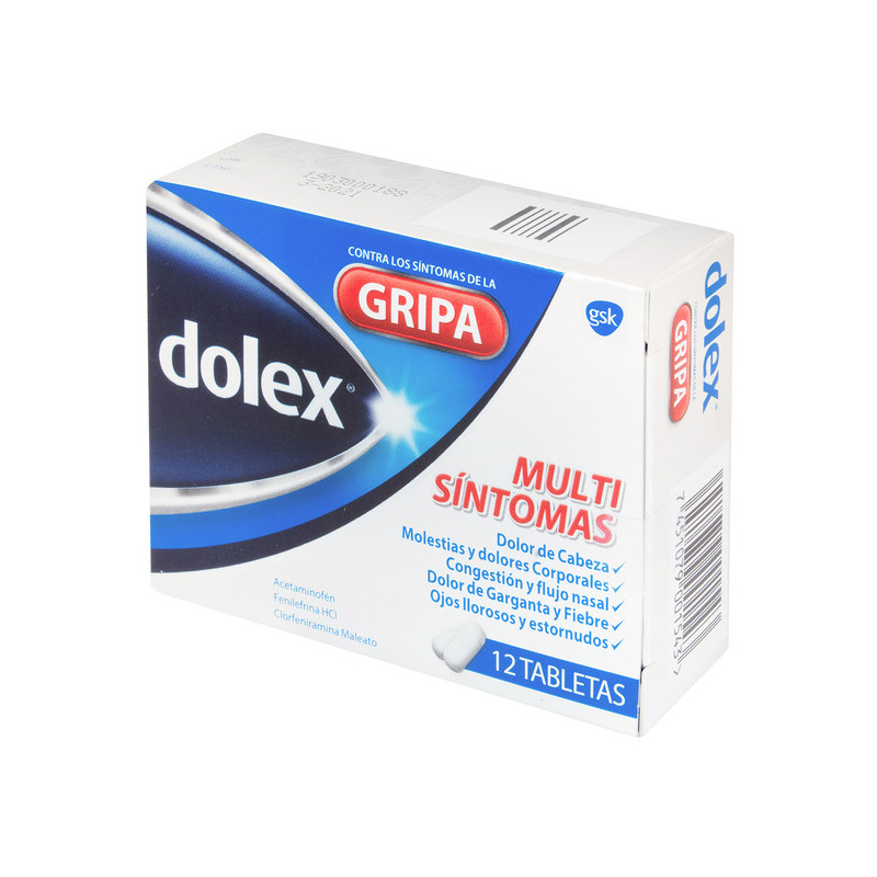 DOLEX GRIPA 12 TABLETAS