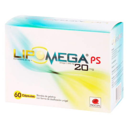 LIPOMEGA 20 MG 60 CAPSULAS (PAE)(PDB)